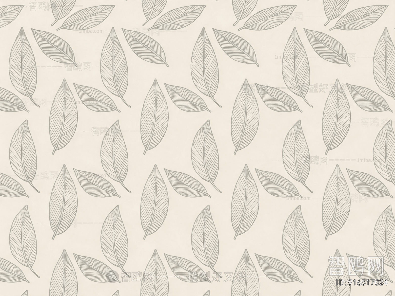 Animal And Plant Pattern Wallpaper