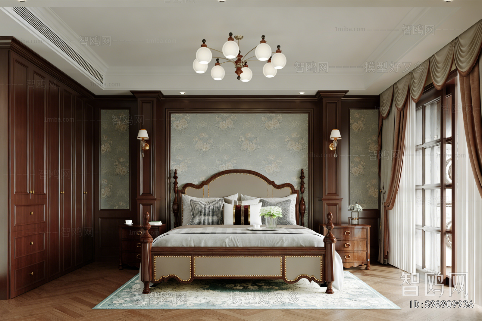 American Style Bedroom