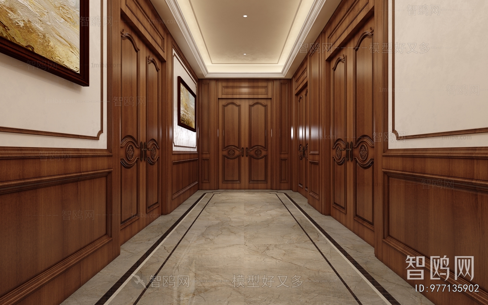 American Style Office Aisle