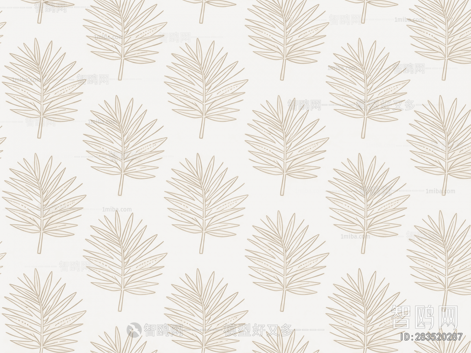 Animal And Plant Pattern Wallpaper