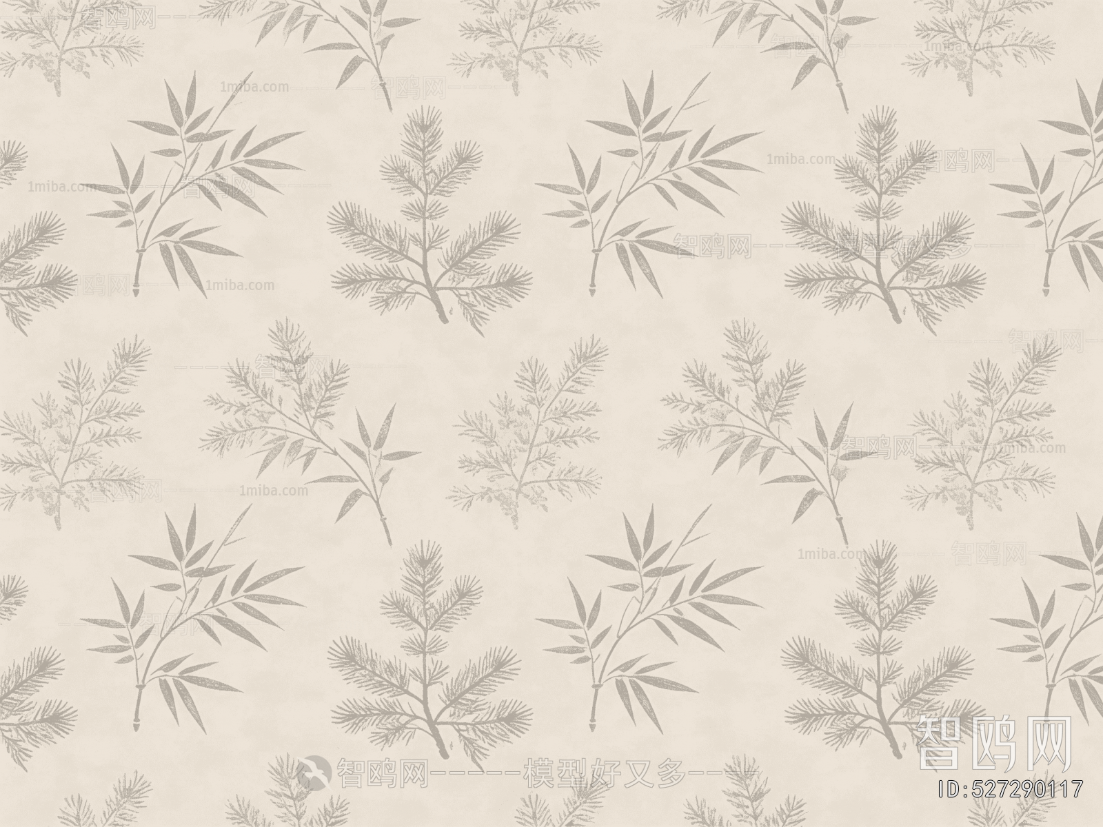 Animal And Plant Pattern Wallpaper