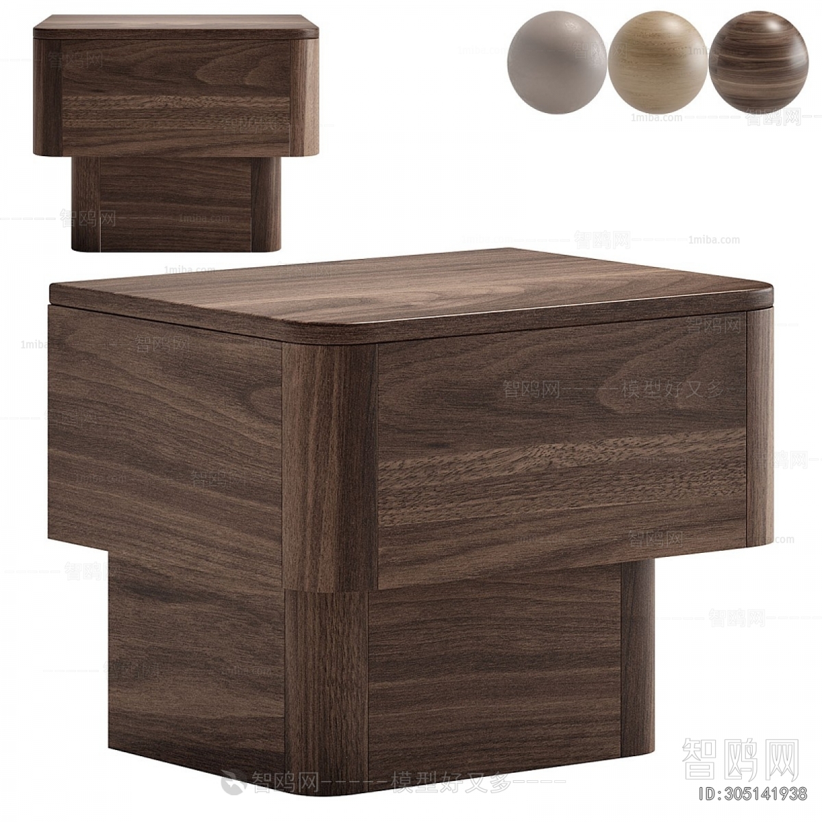 Modern Bedside Cupboard