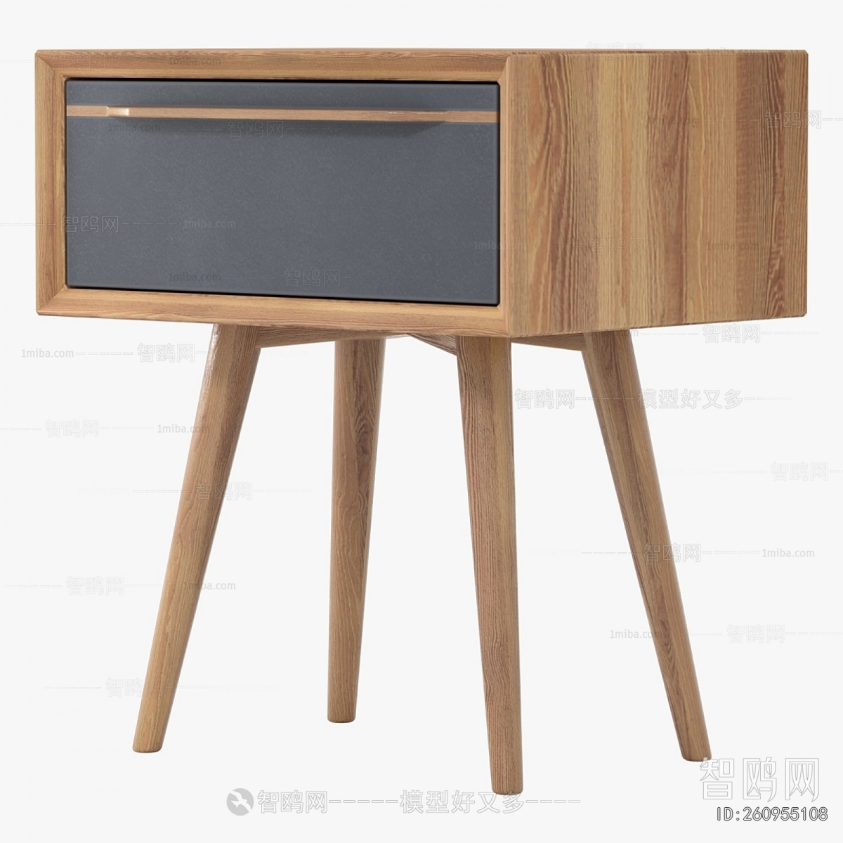 Nordic Style Bedside Cupboard