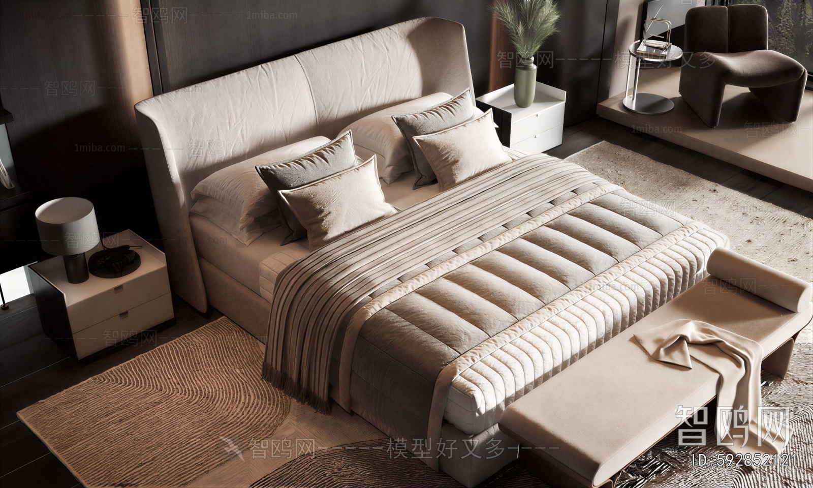 Modern Double Bed