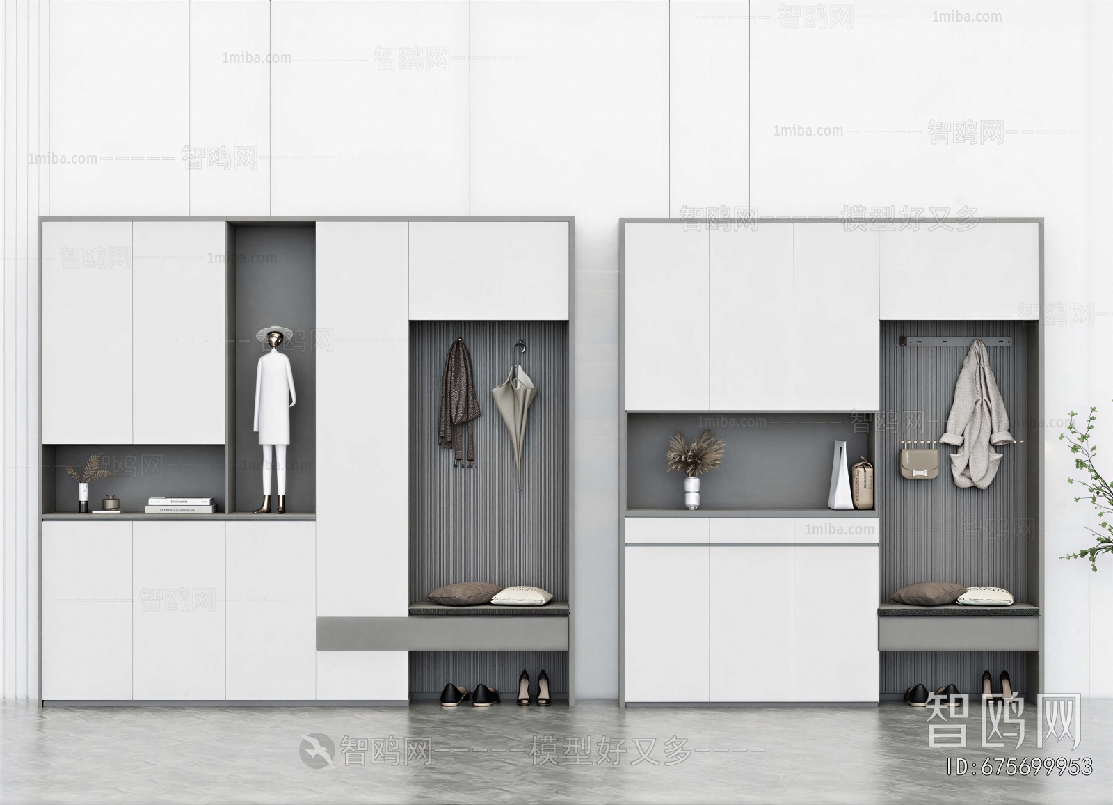 Modern Shoe Cabinet