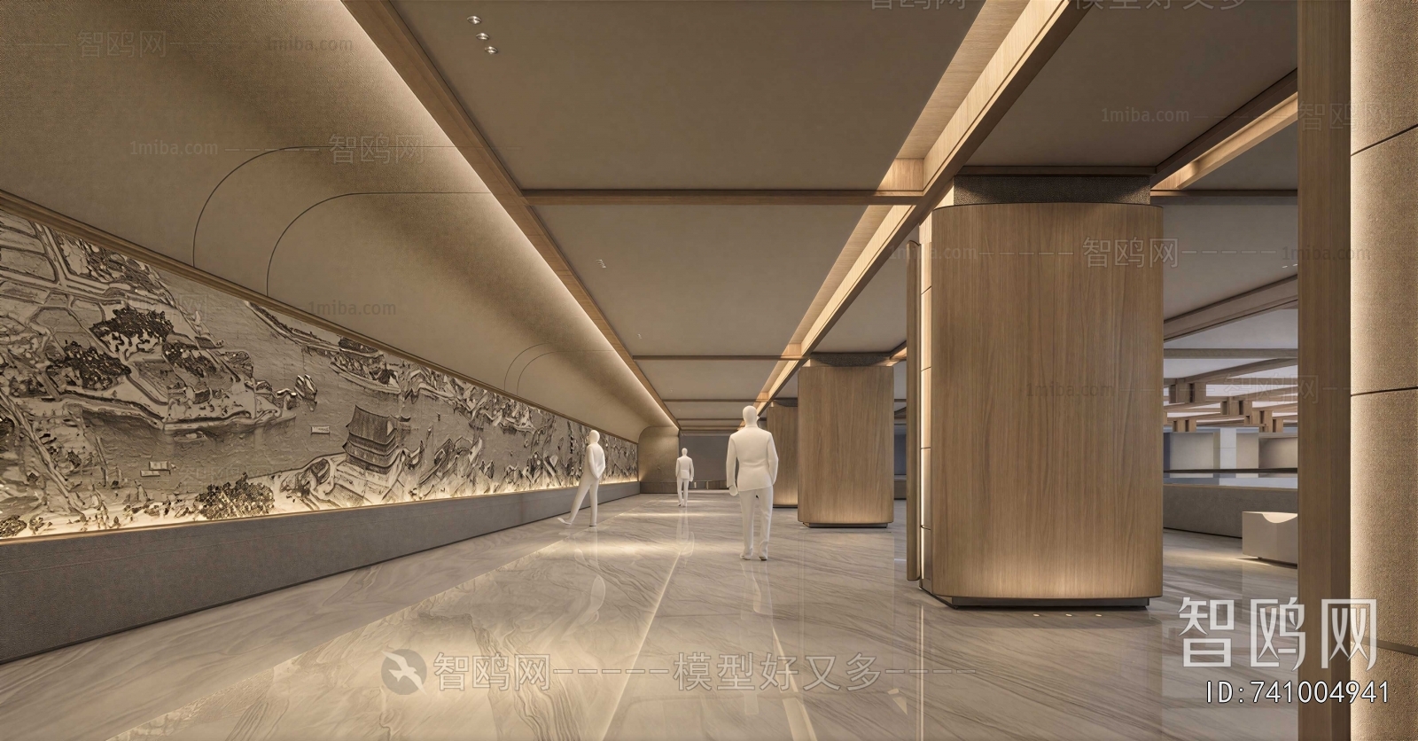 New Chinese Style Exhibition Hall