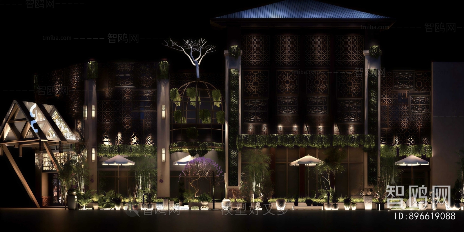 New Chinese Style Facade Element