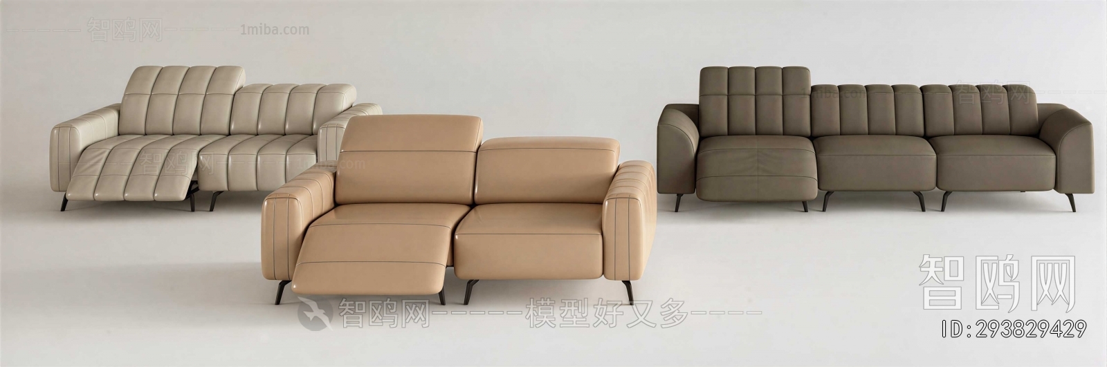 Modern Three-seat Sofa