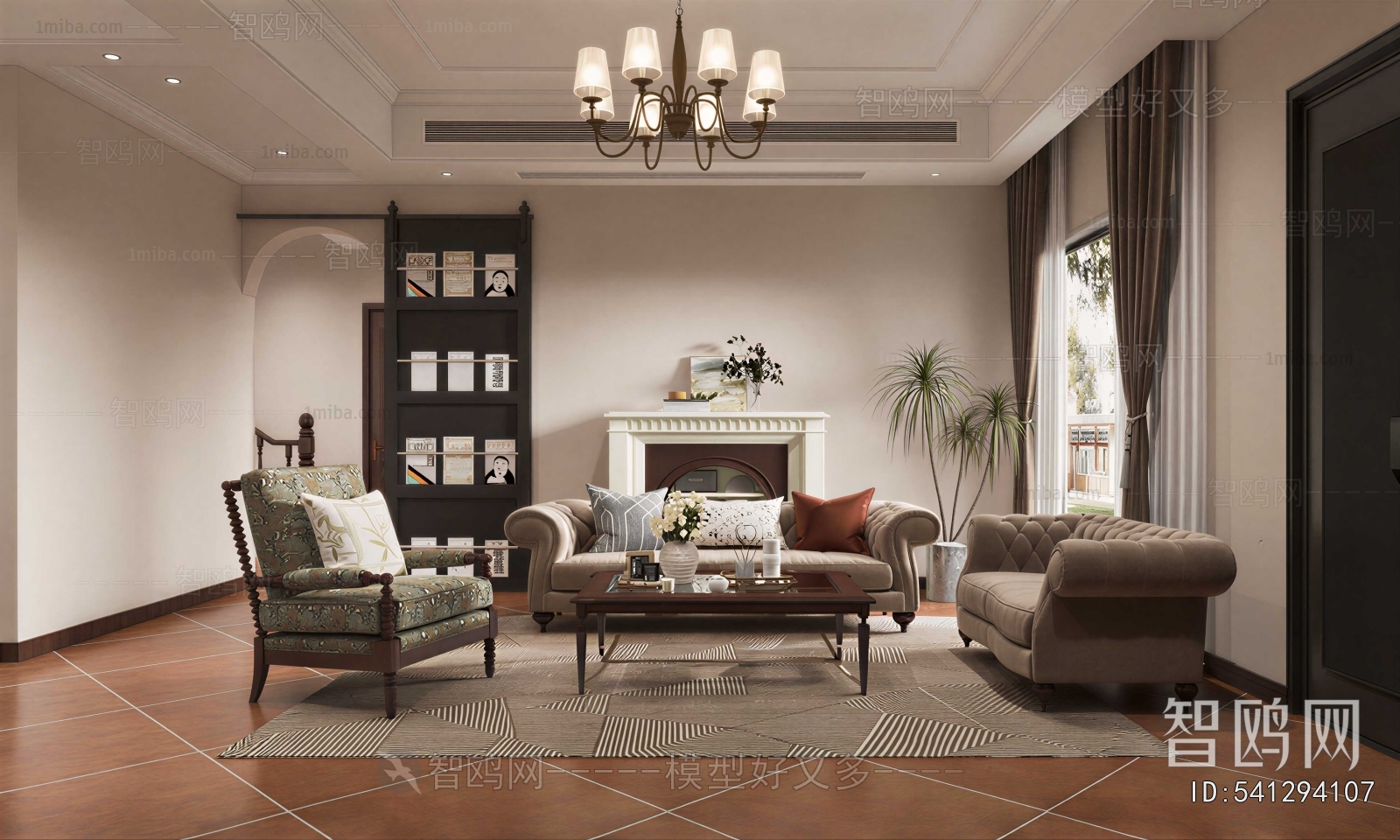 American Style A Living Room