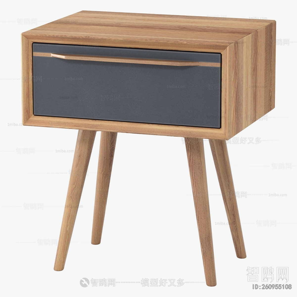 Nordic Style Bedside Cupboard