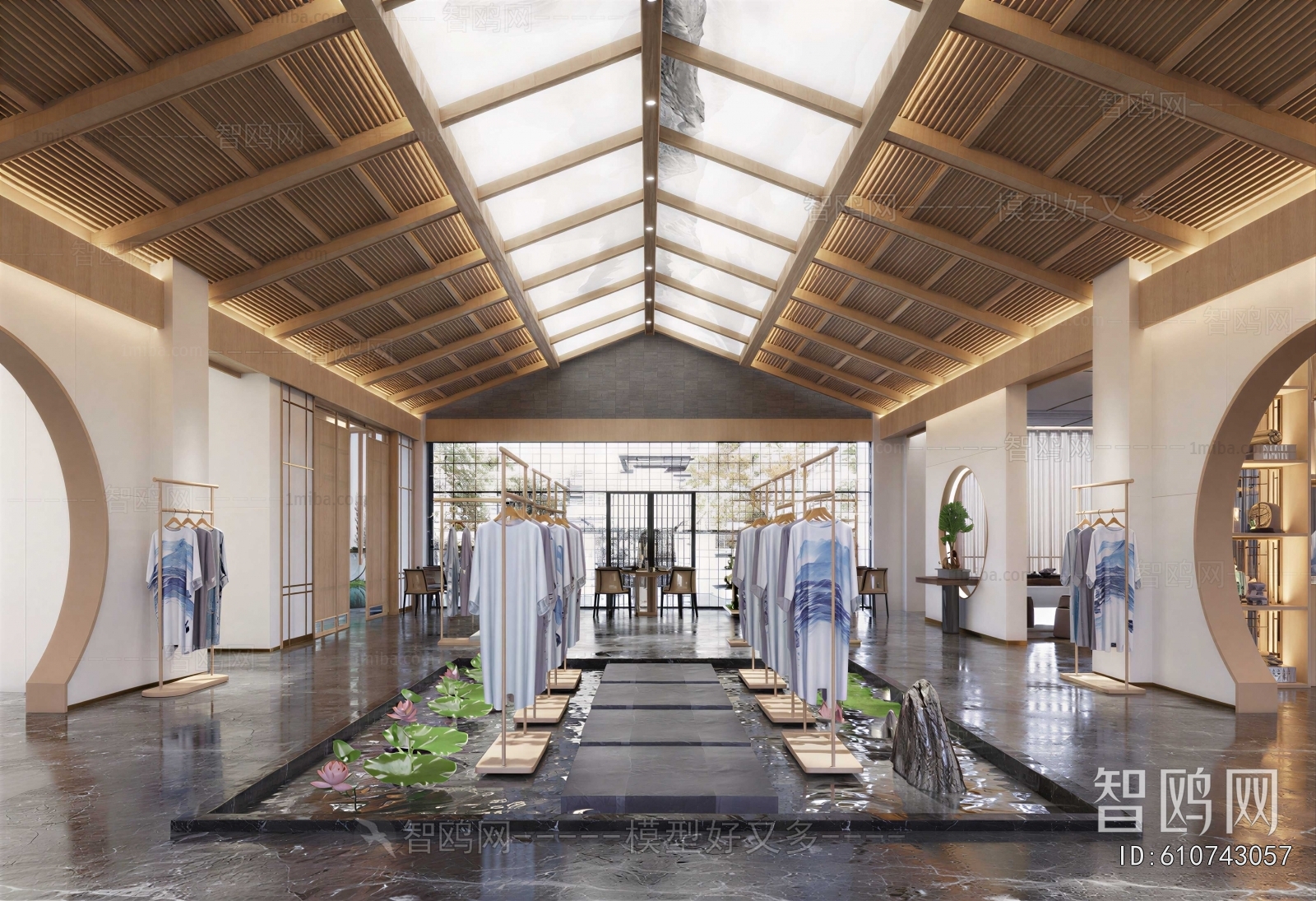 New Chinese Style Exhibition Hall