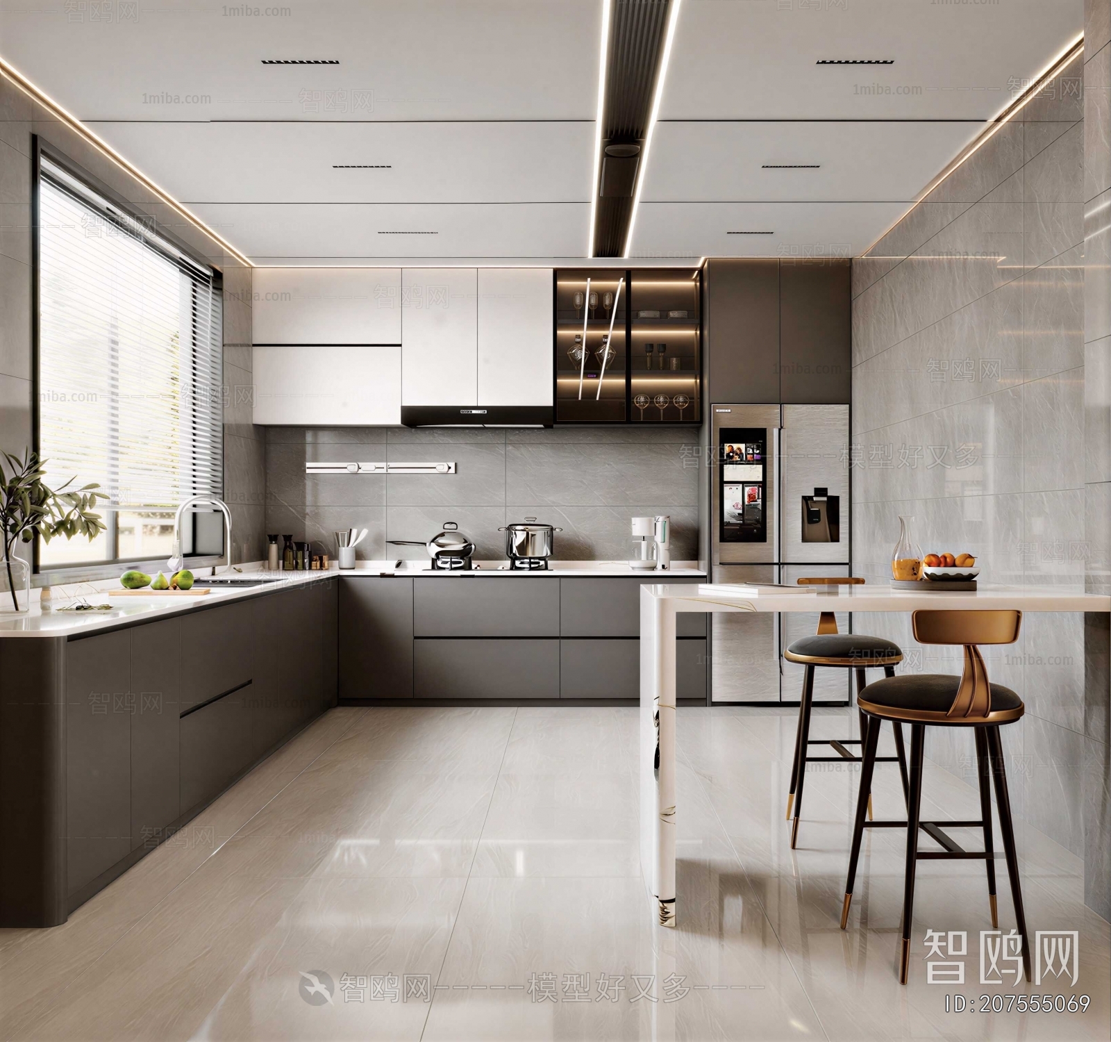 Modern Open Kitchen