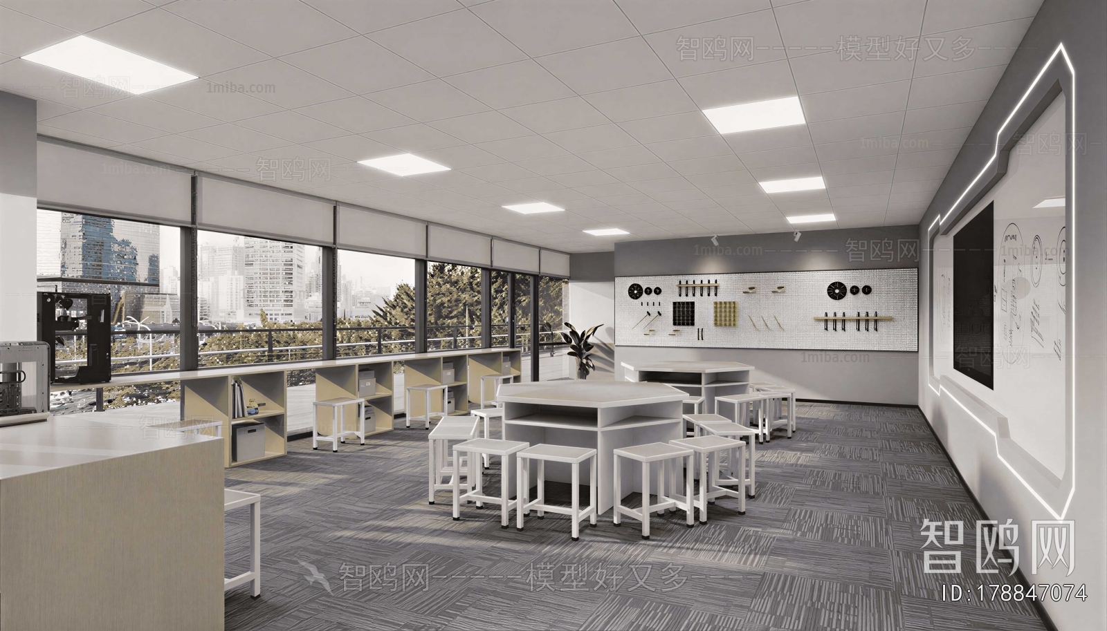 Modern School Classrooms