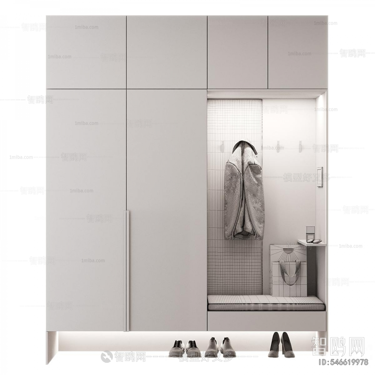 Modern Shoe Cabinet