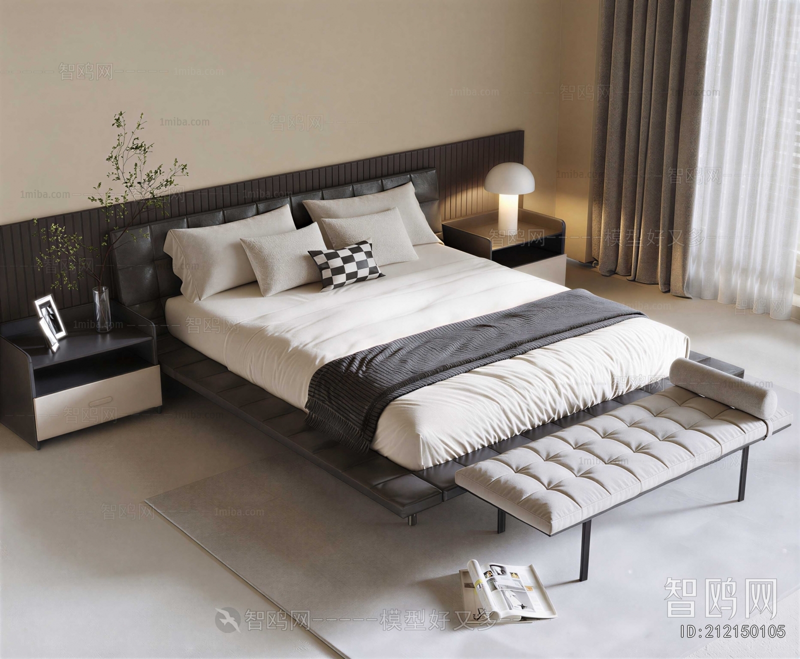 Modern Double Bed