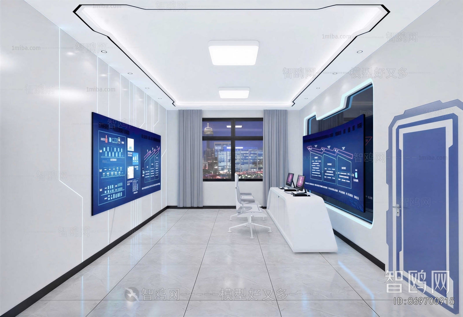 Modern Monitor Room