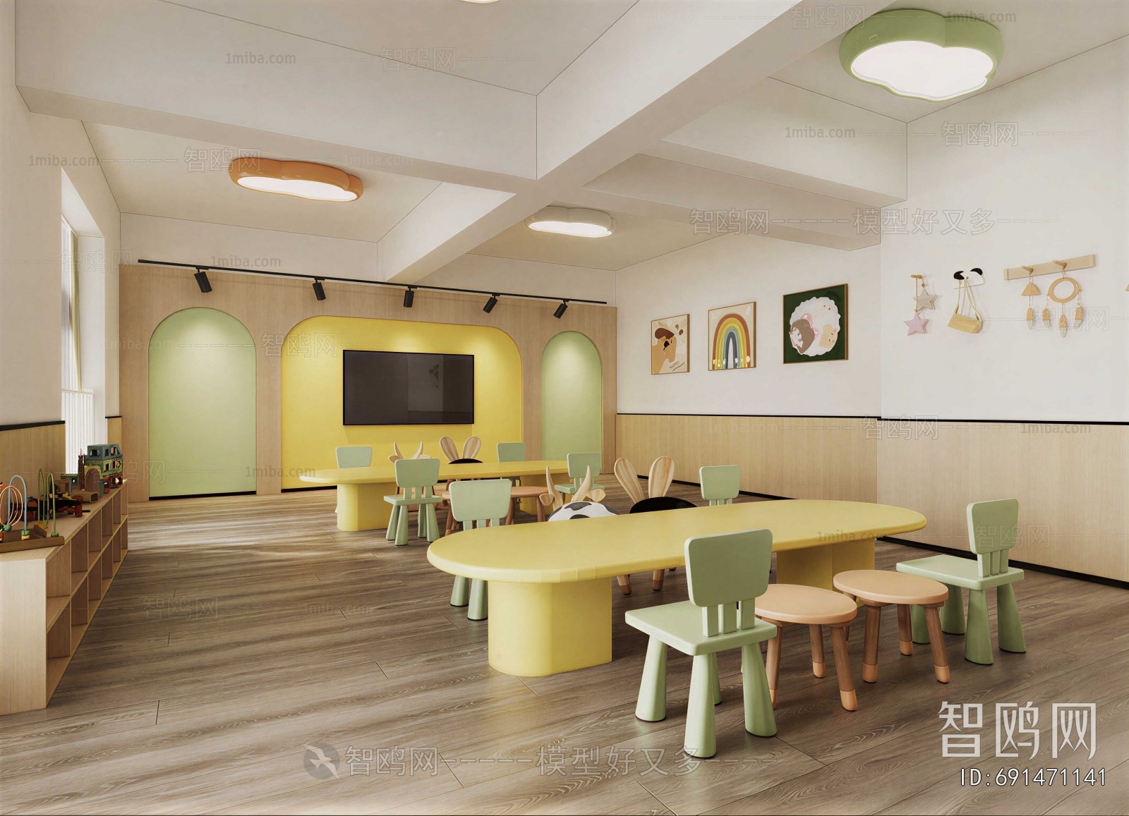 Modern Kindergarten Classrooms