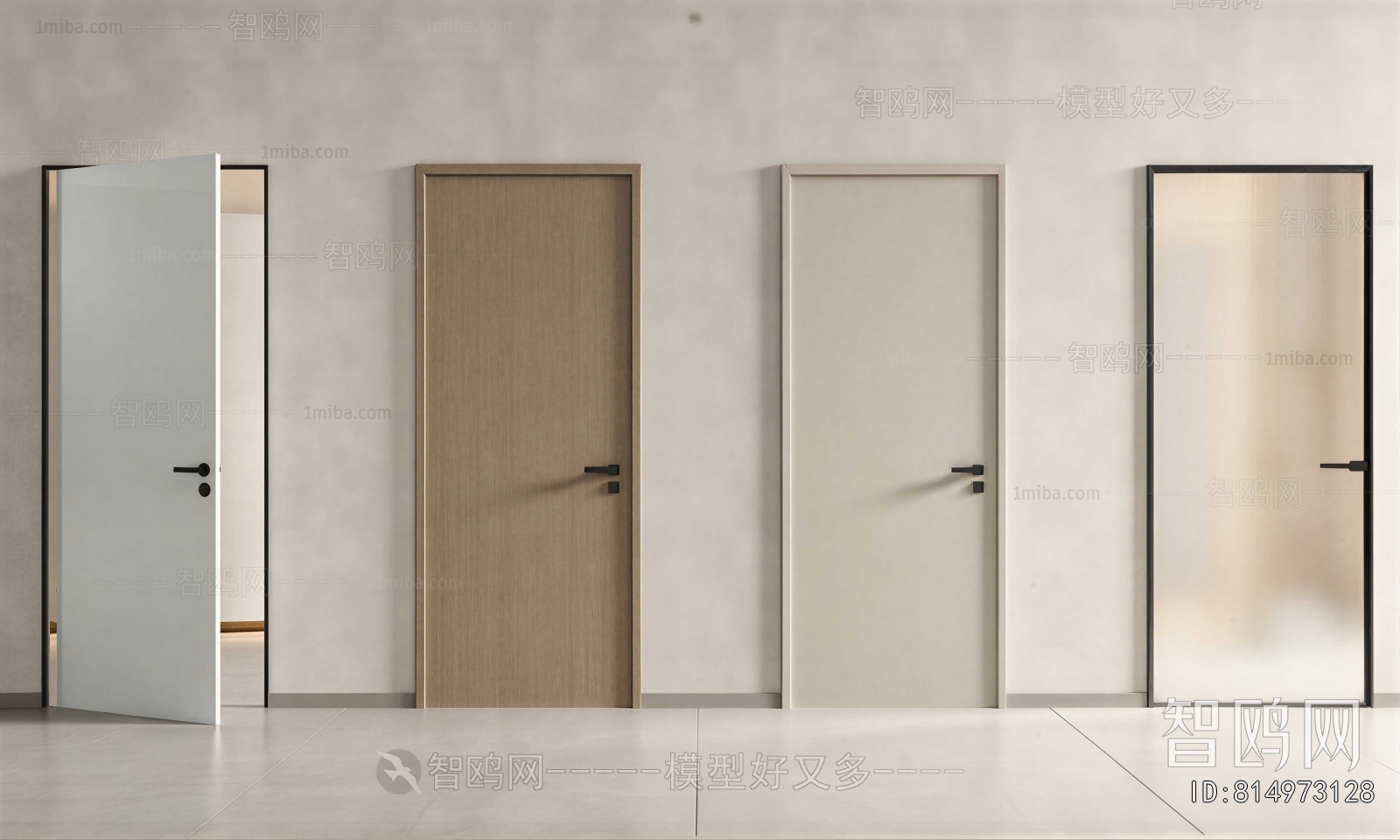 Modern Single Door