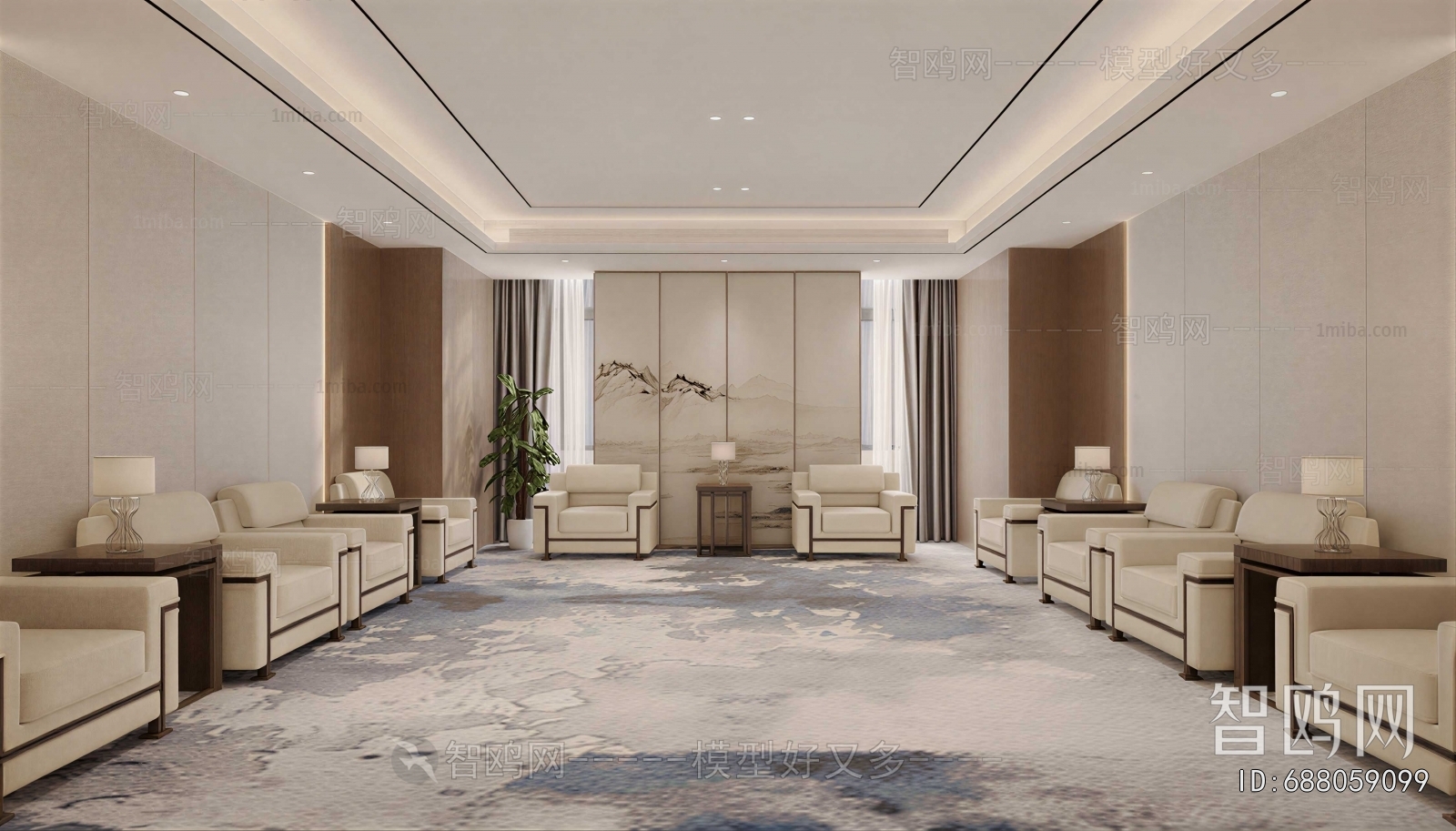 Modern Reception Room