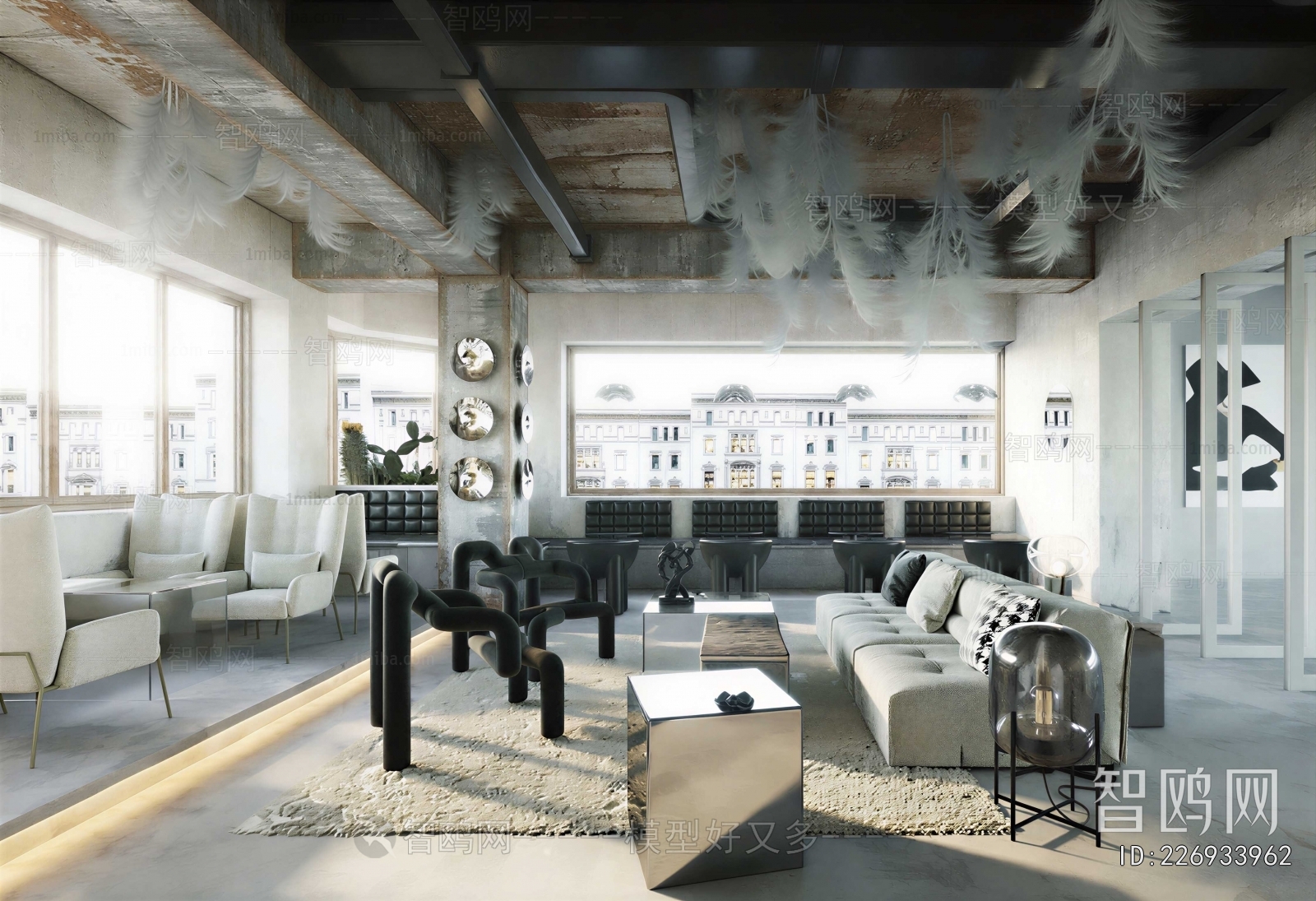 Industrial Style Office Rest Area