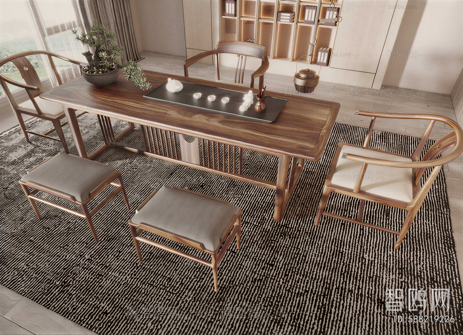 New Chinese Style Tea Tables And Chairs