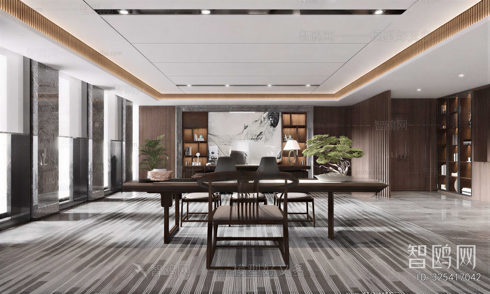 New Chinese Style Manager's Office