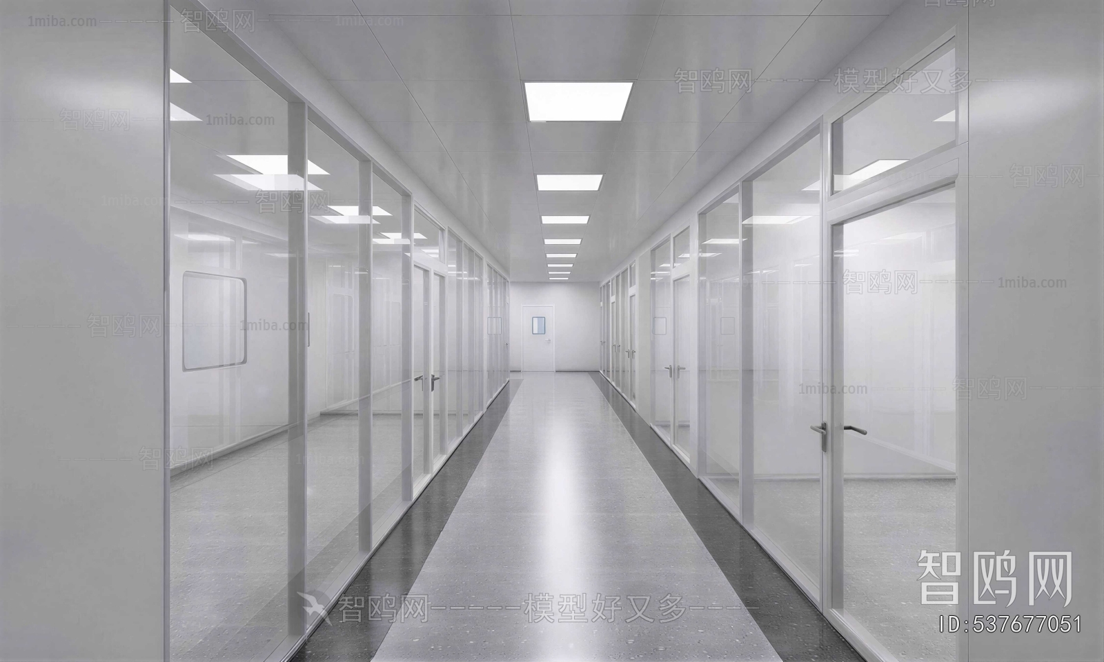 Modern Office Aisle