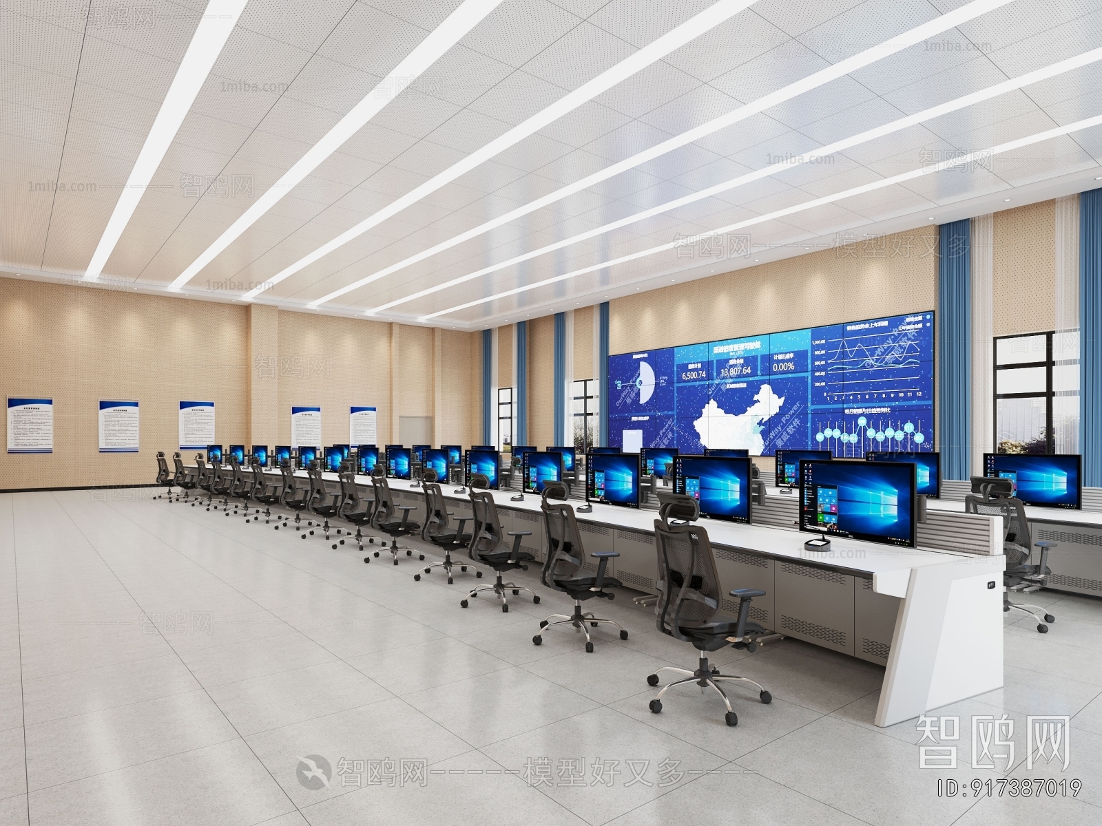 Modern Monitor Room
