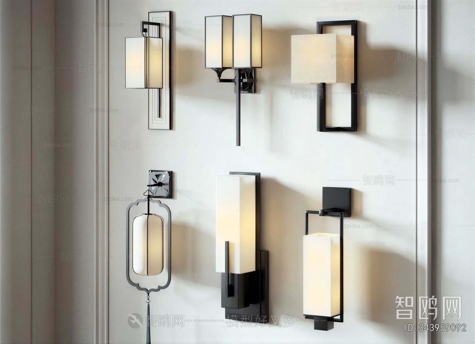 New Chinese Style Wall Lamp
