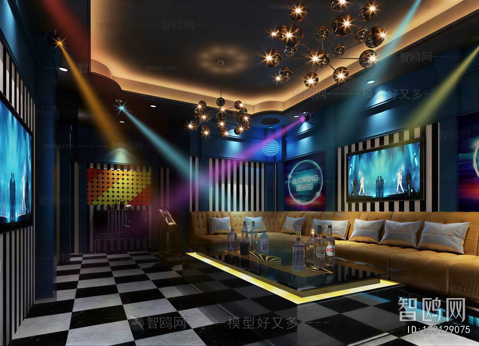 Simple European Style KTV Box