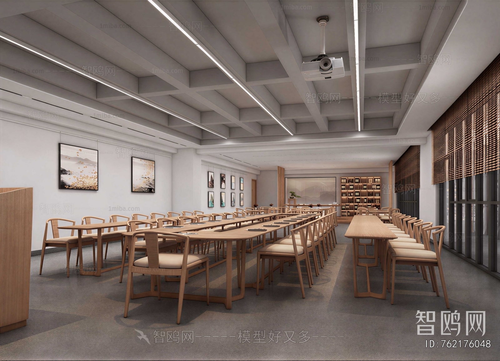 New Chinese Style Meeting Room