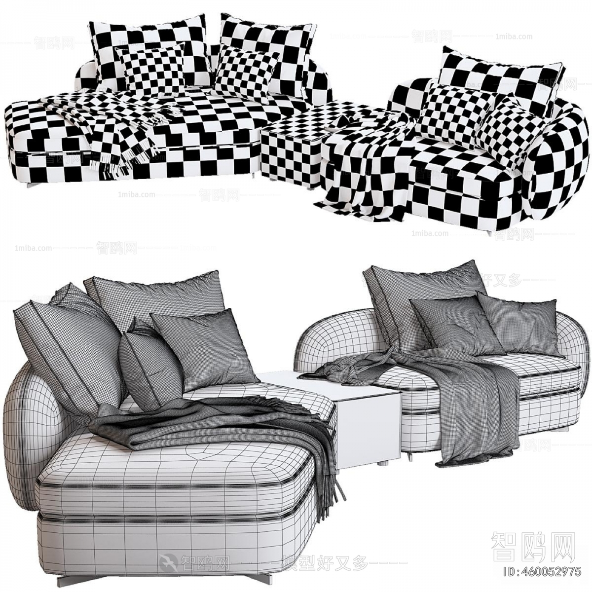 Modern Curved Sofa