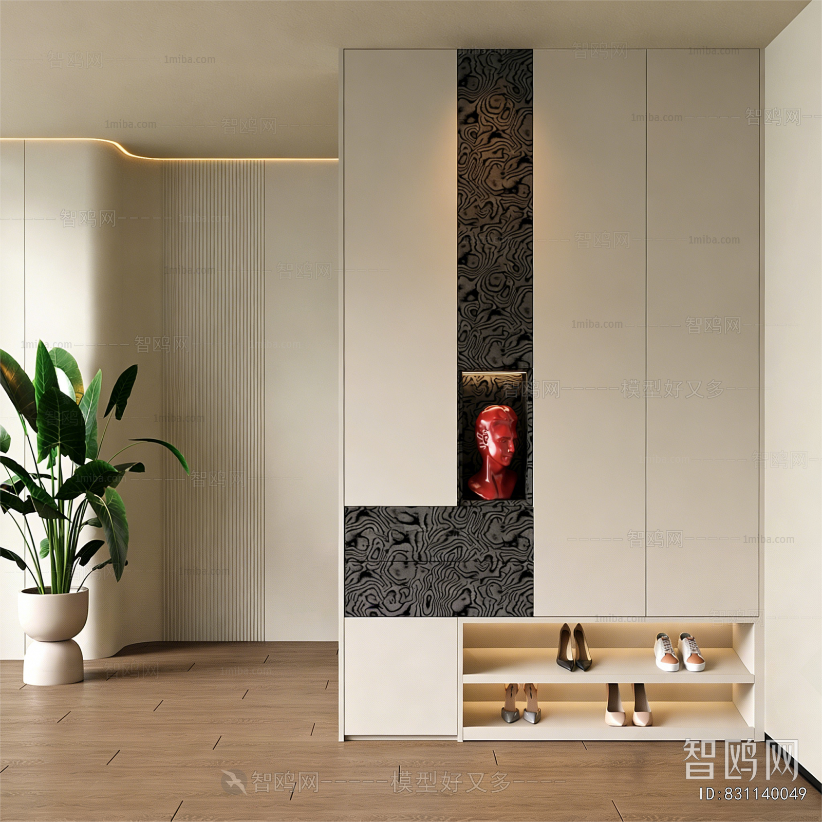 Modern Shoe Cabinet