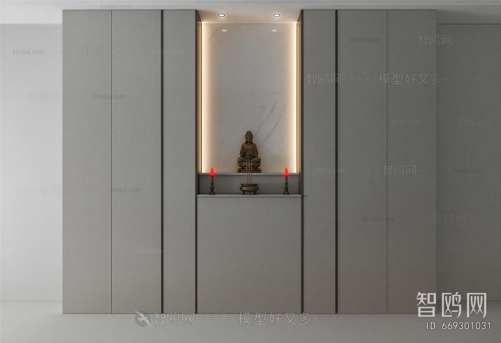 New Chinese Style Buddhist Niche