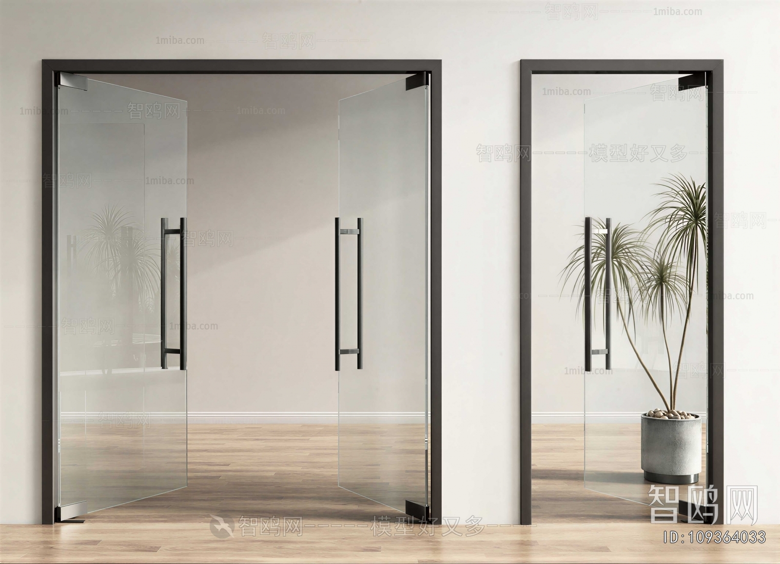 Modern Double Door