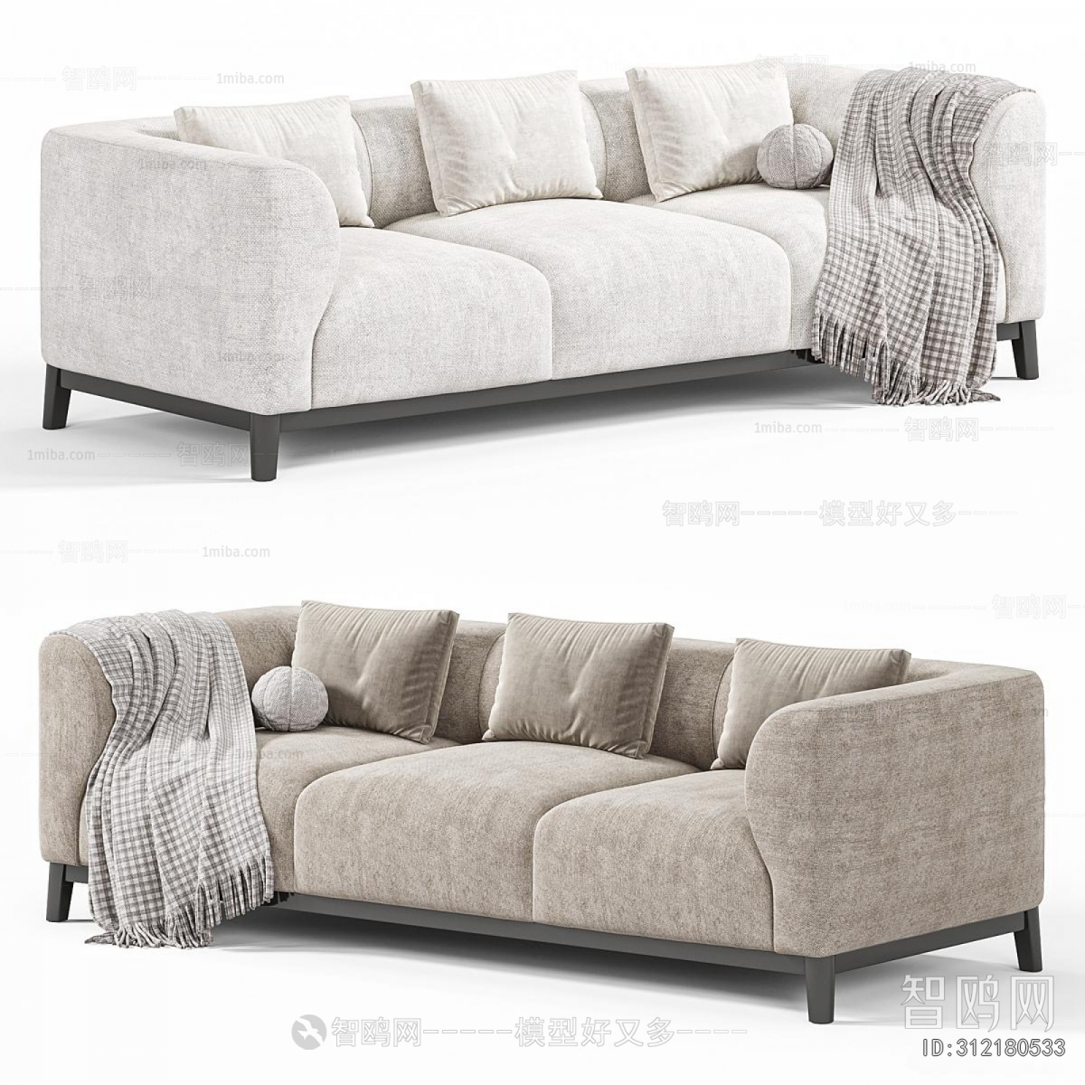 Modern Three-seat Sofa