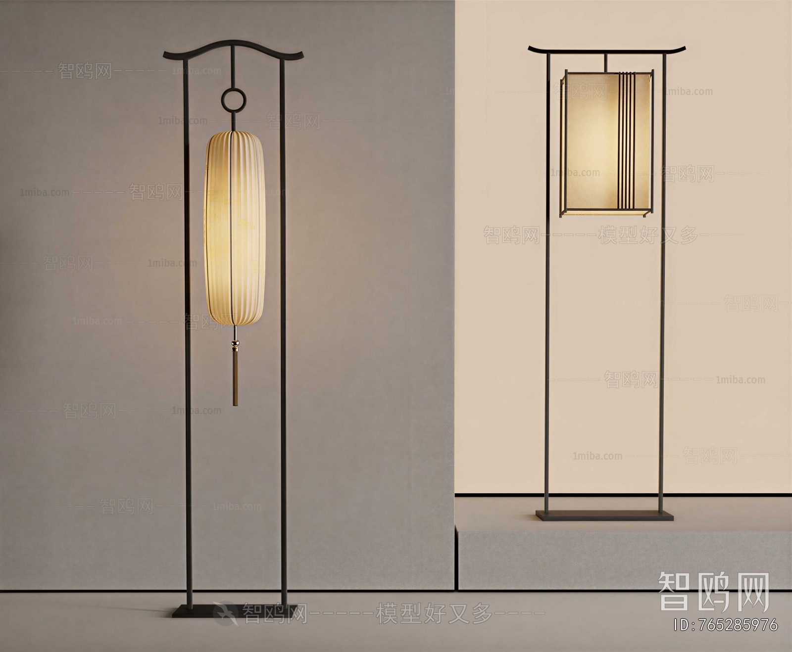 New Chinese Style Floor Lamp