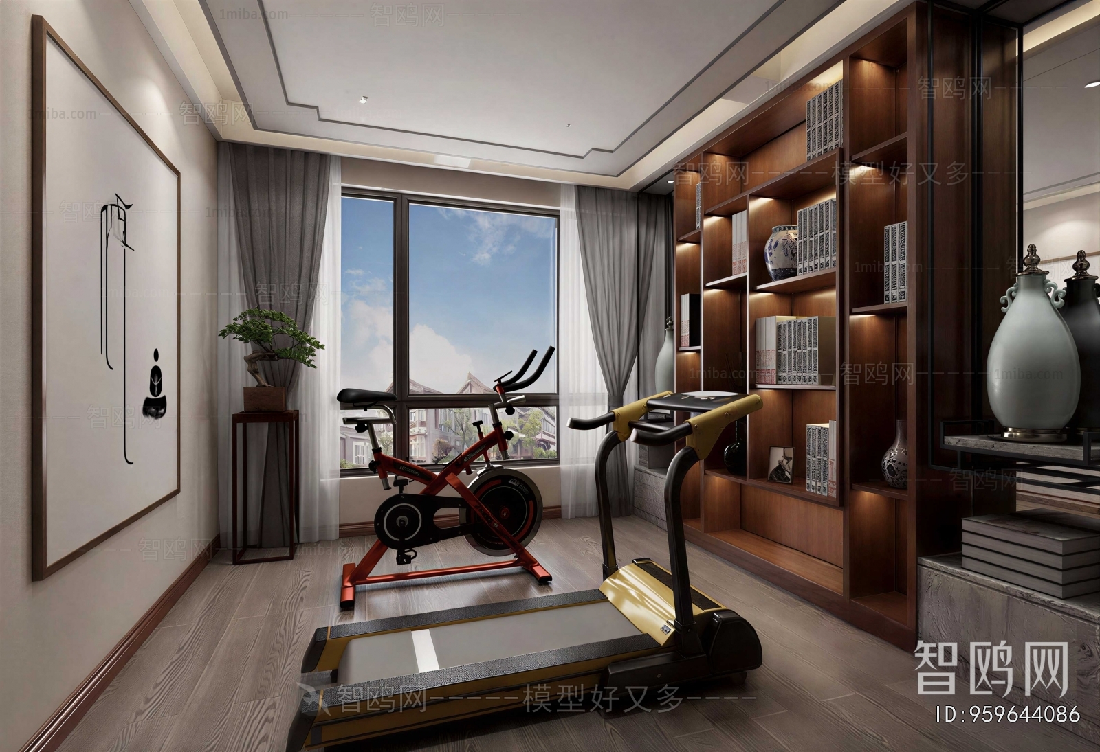 Modern Home Fitness Room