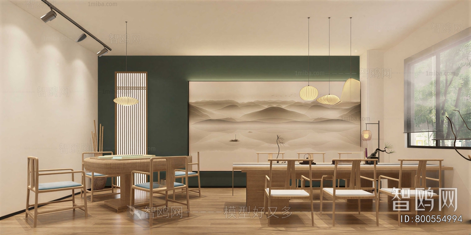 New Chinese Style Teahouse Tea House