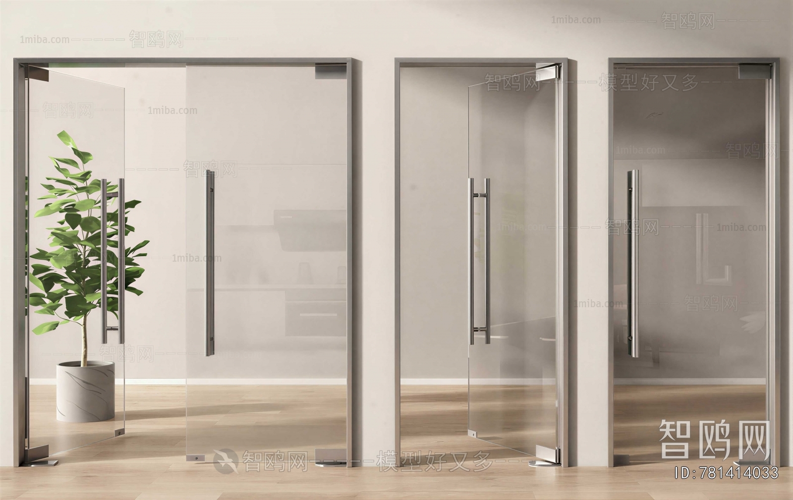 Modern Double Door