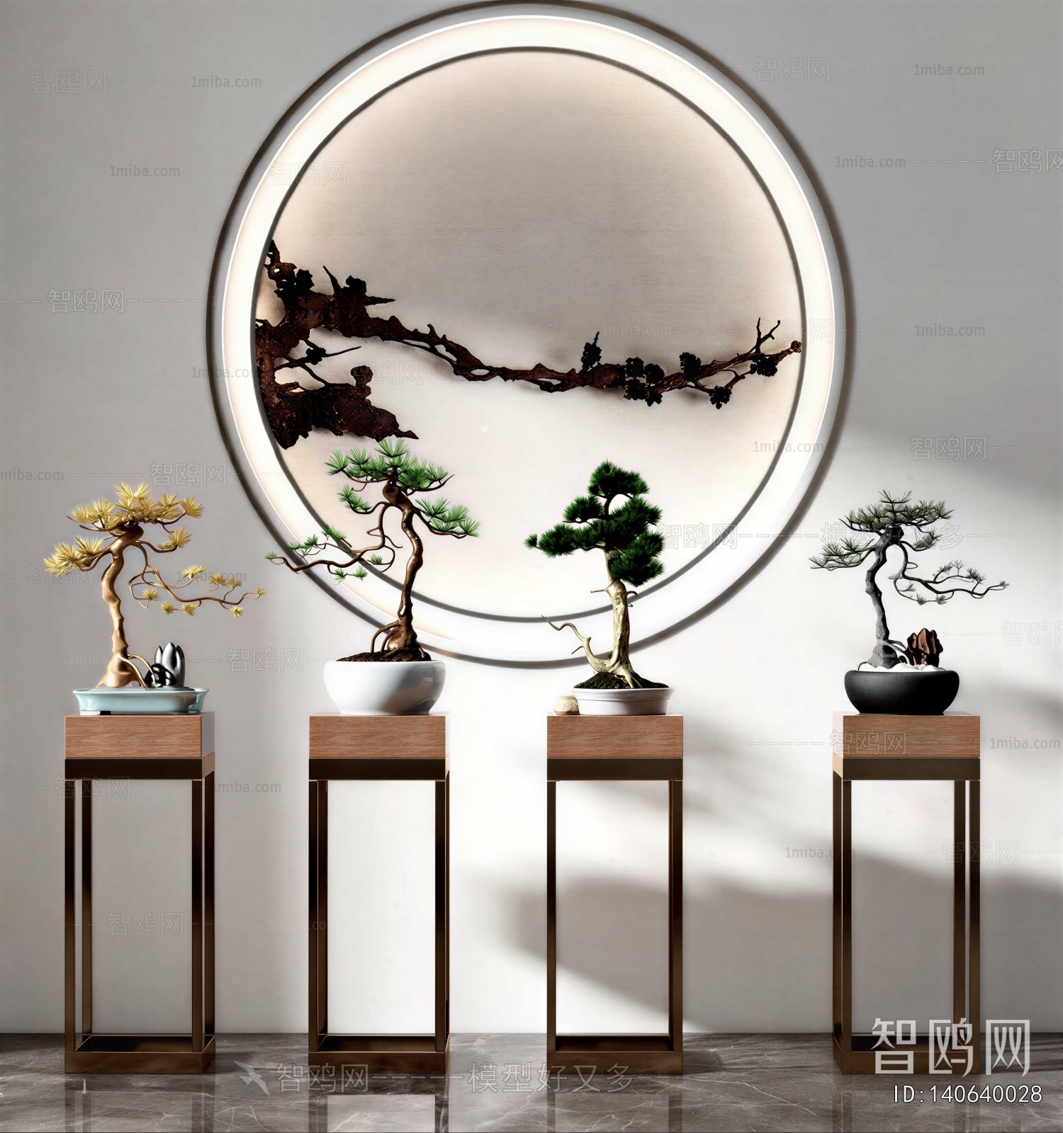 New Chinese Style Bonsai