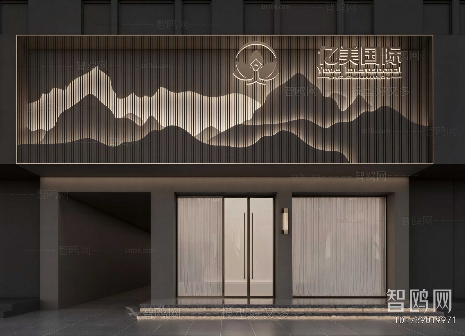 New Chinese Style Facade Element