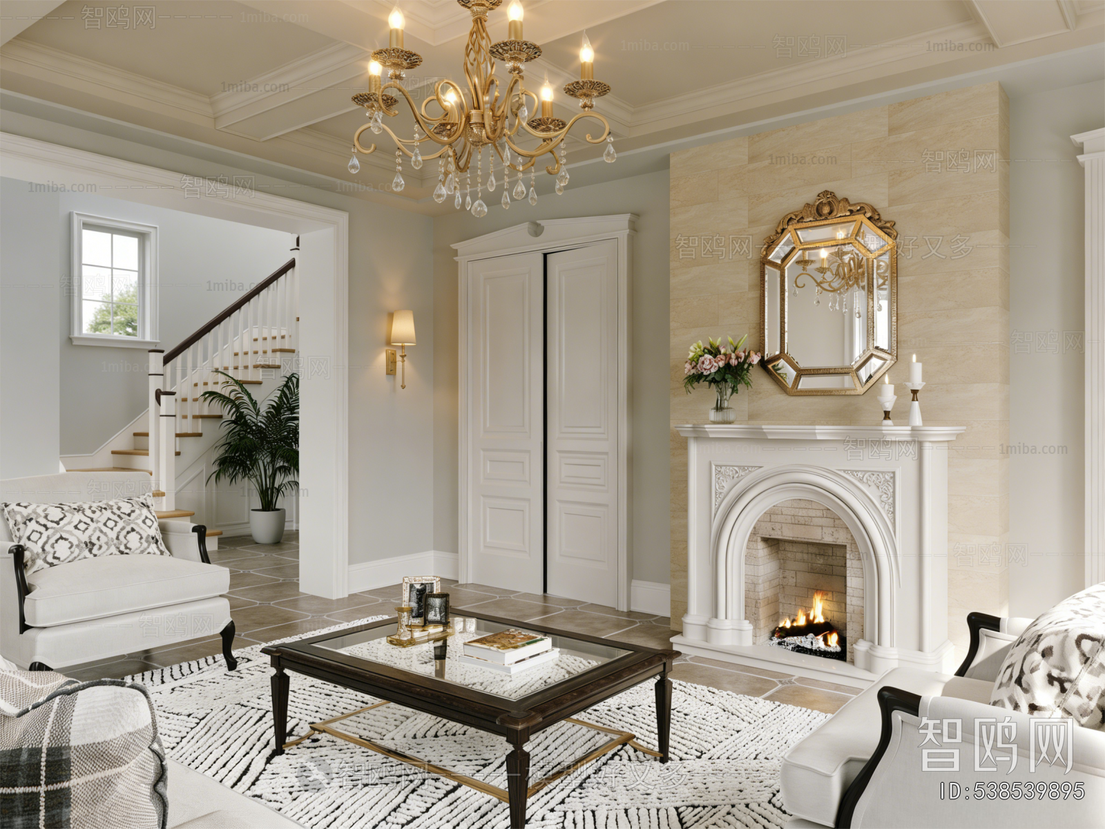 American Style A Living Room