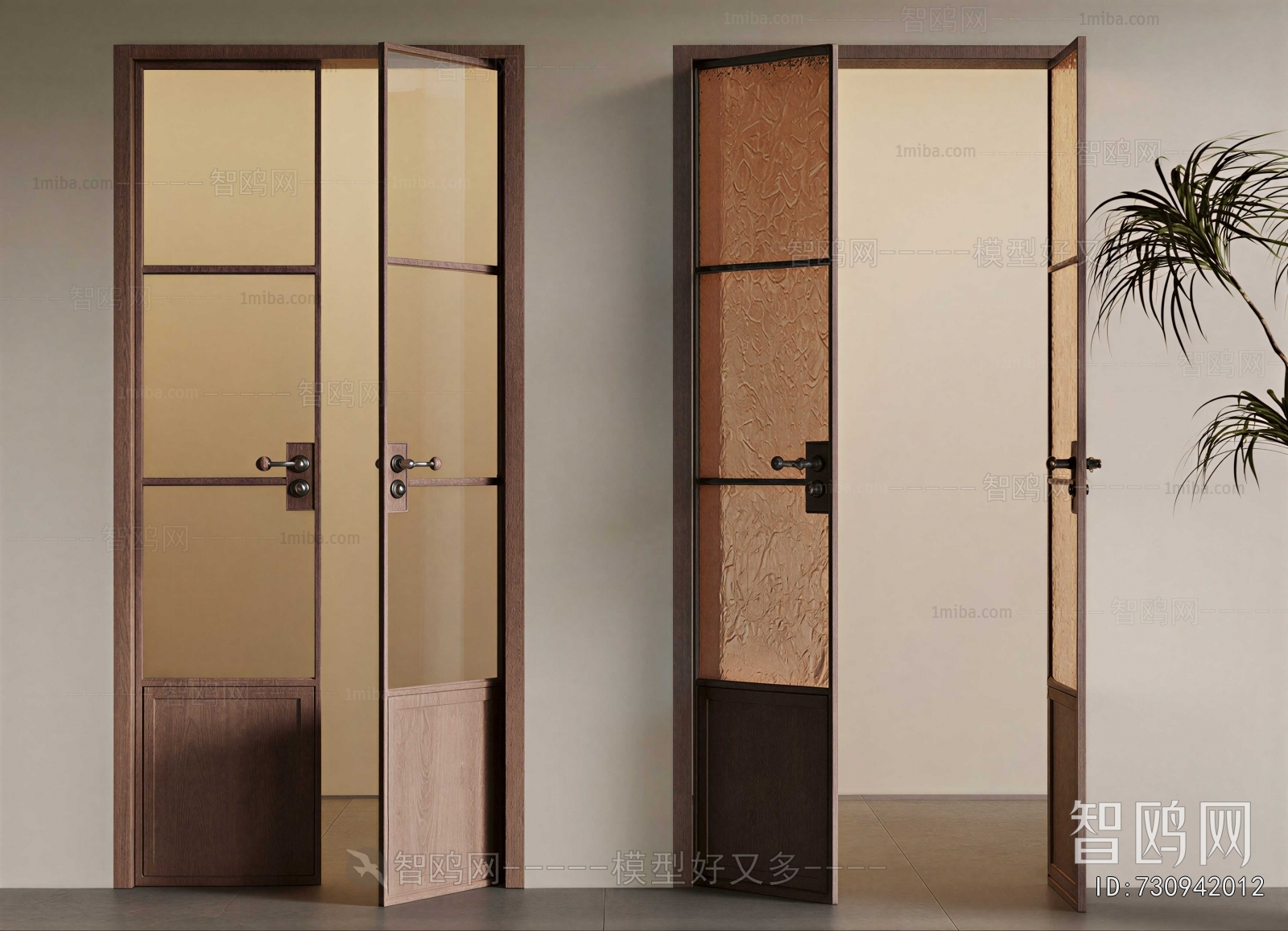 Modern Double Door