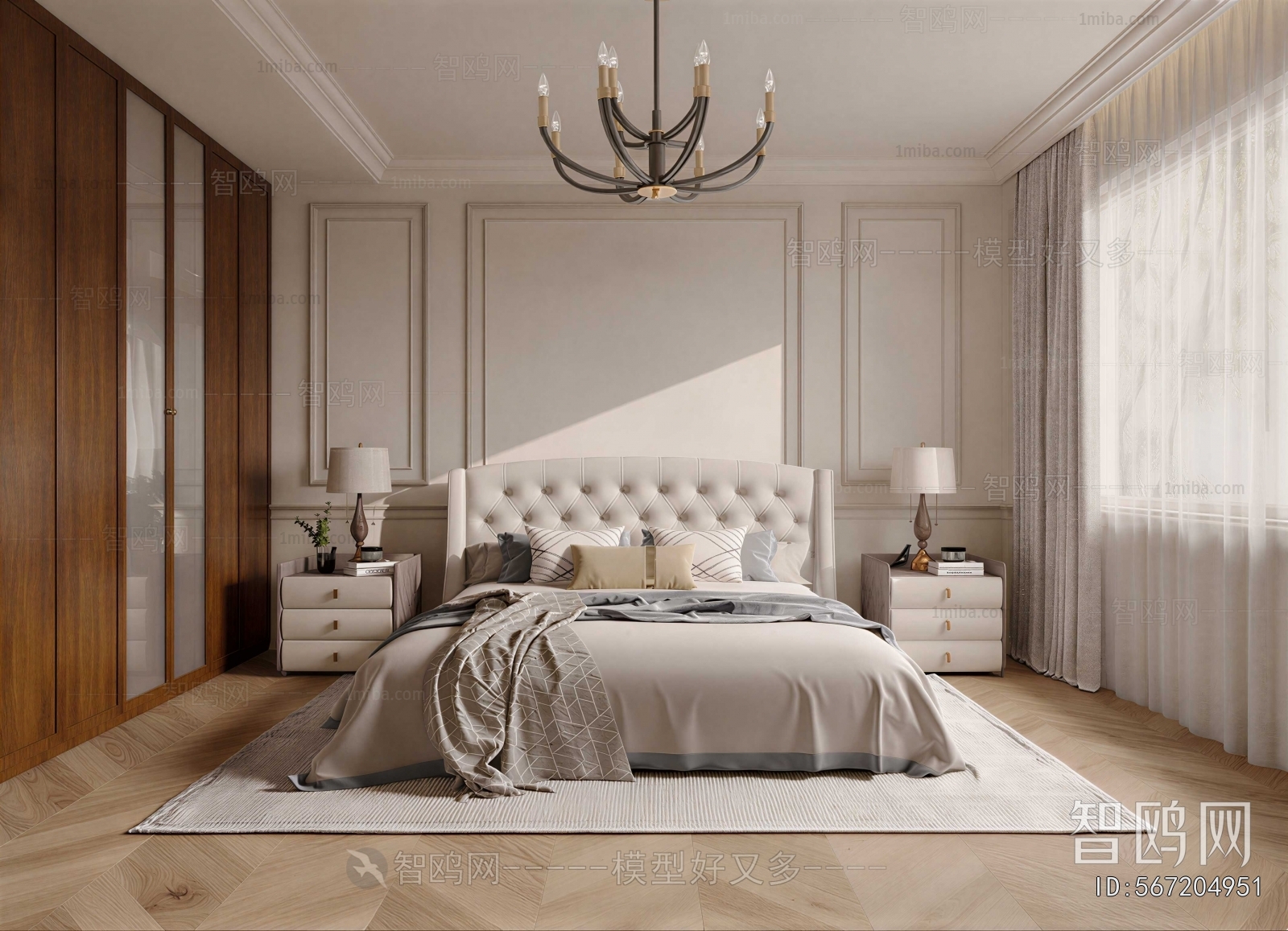 American Style Bedroom