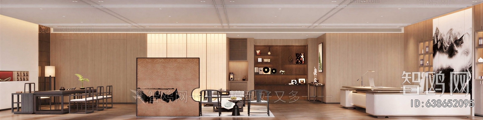 New Chinese Style Reception Room