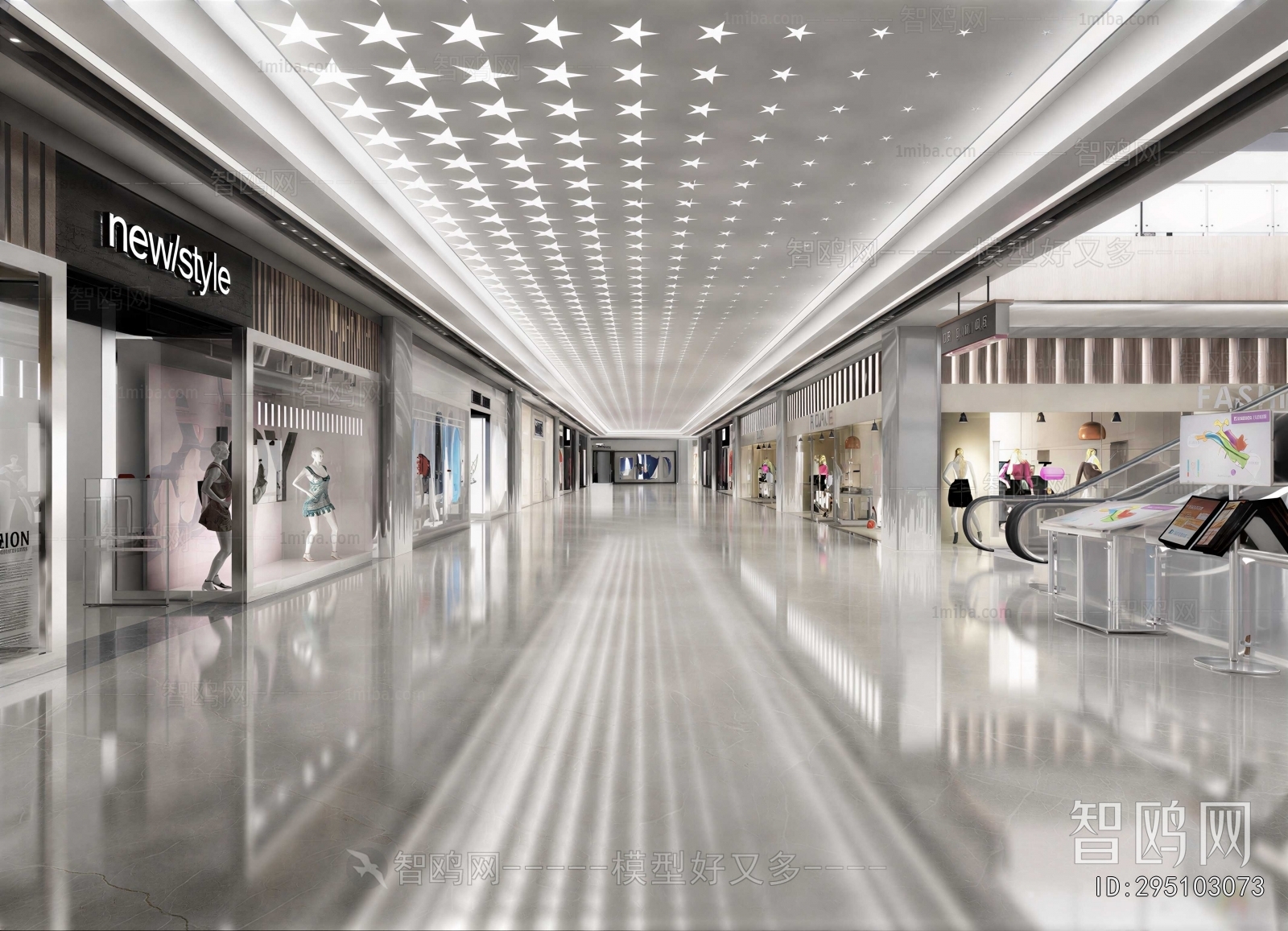 Modern Shopping Mall