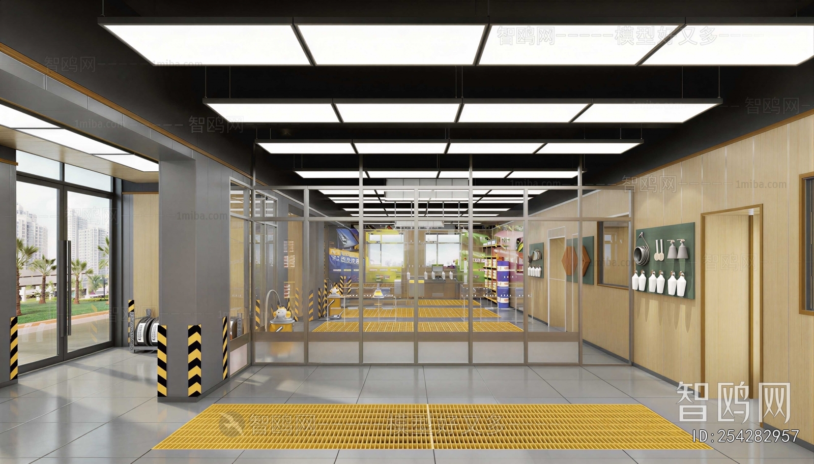 Modern Automobile Repair Shop