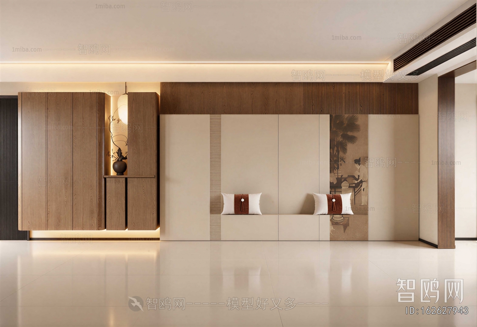 New Chinese Style TV Wall