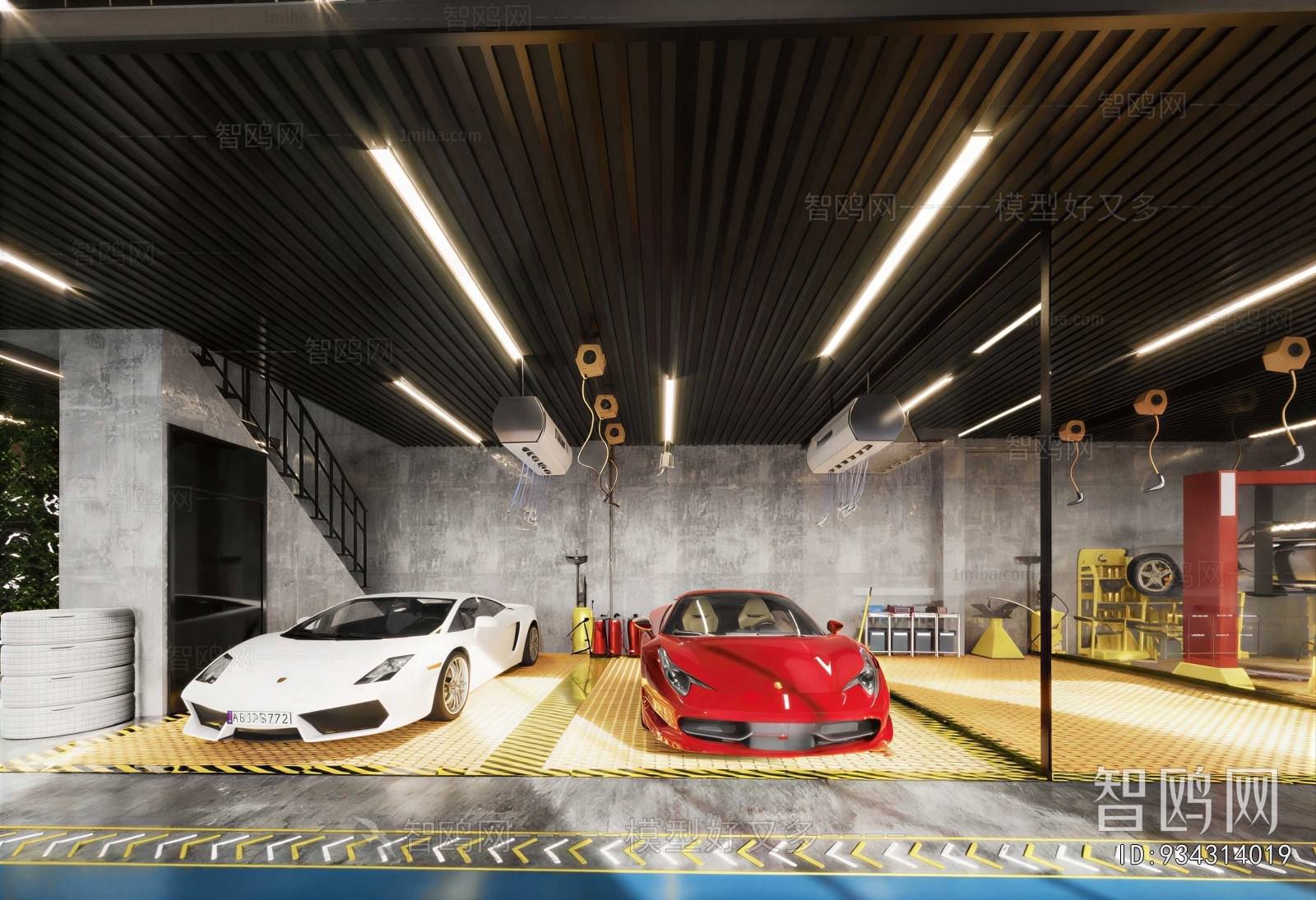 Modern Automobile Repair Shop